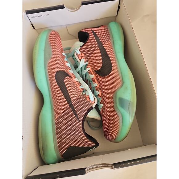 Nike Kobe Bryant X 10 Easter Basketball Shoes Mens 05317-808 Lava Sunset Glow - Picture 12 of 13